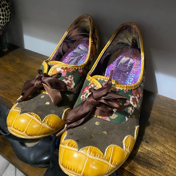 Irregular Choice funky retro heels size 10 eur 41 π - Picture 2 of 5